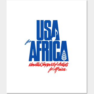 USA for africa merch Posters and Art